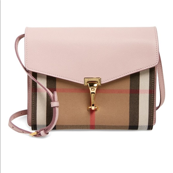 Burberry Small Macken' Check Crossbody Bag - Picture 1 of 8